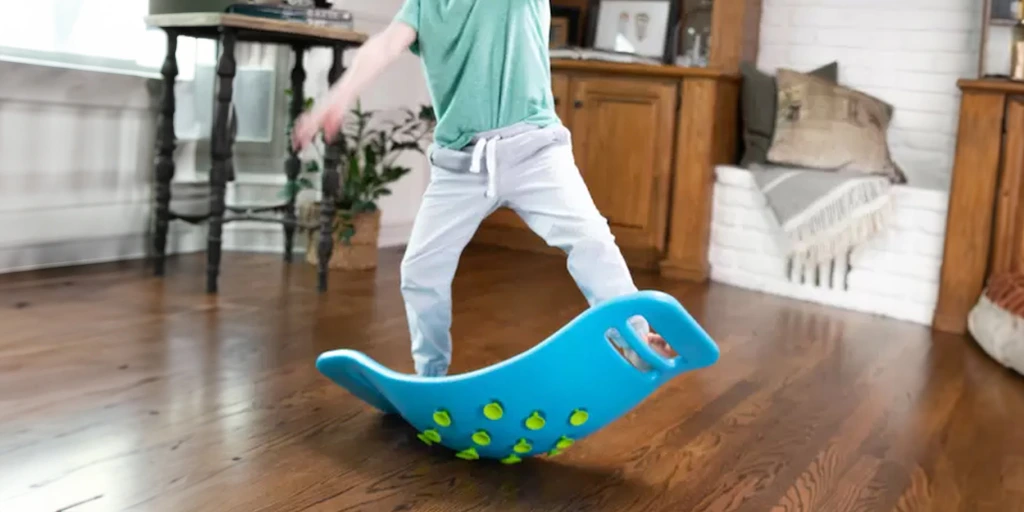 Promote coordination to help autistic children with Balance board