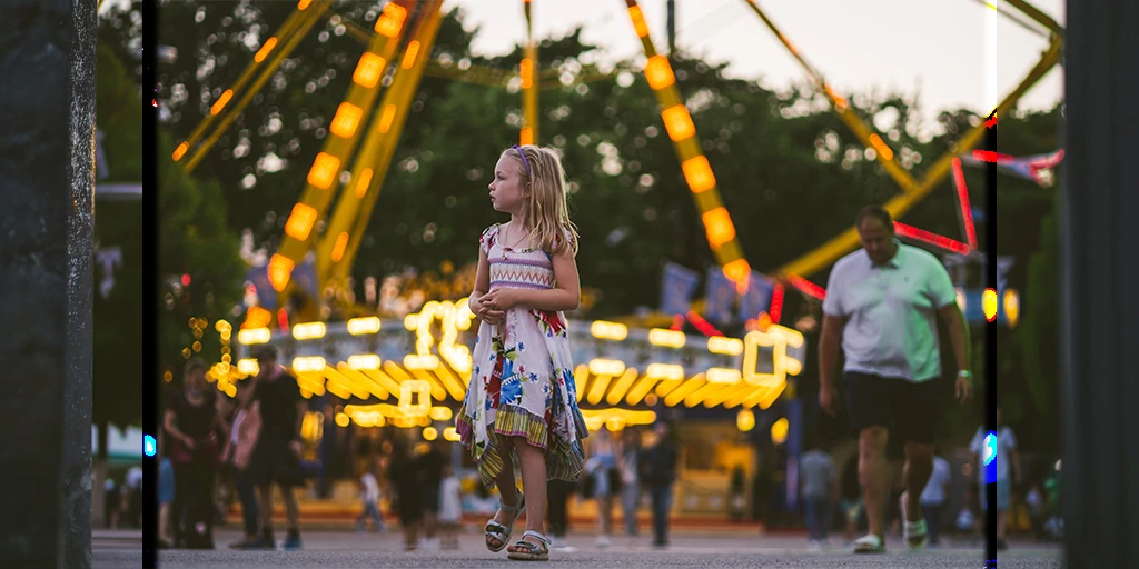 bright lights leading to sensory overload